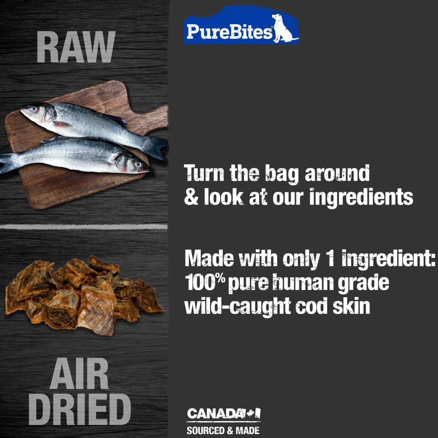 Cod Skin Jerky Dog Treats