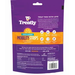 Collagen Mobility Strips with Real Chicken Small Dog Treats
