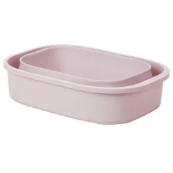 Collapsible Rose Pink Food Container