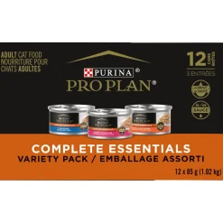 Complete Essentials Tuna, Salmon & Chicken Variety Pack Adult Cat Food