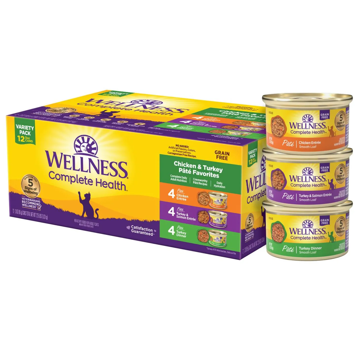 Complete Health Chicken & Turkey Pate Favourites Variety Pack Adult Cat Food