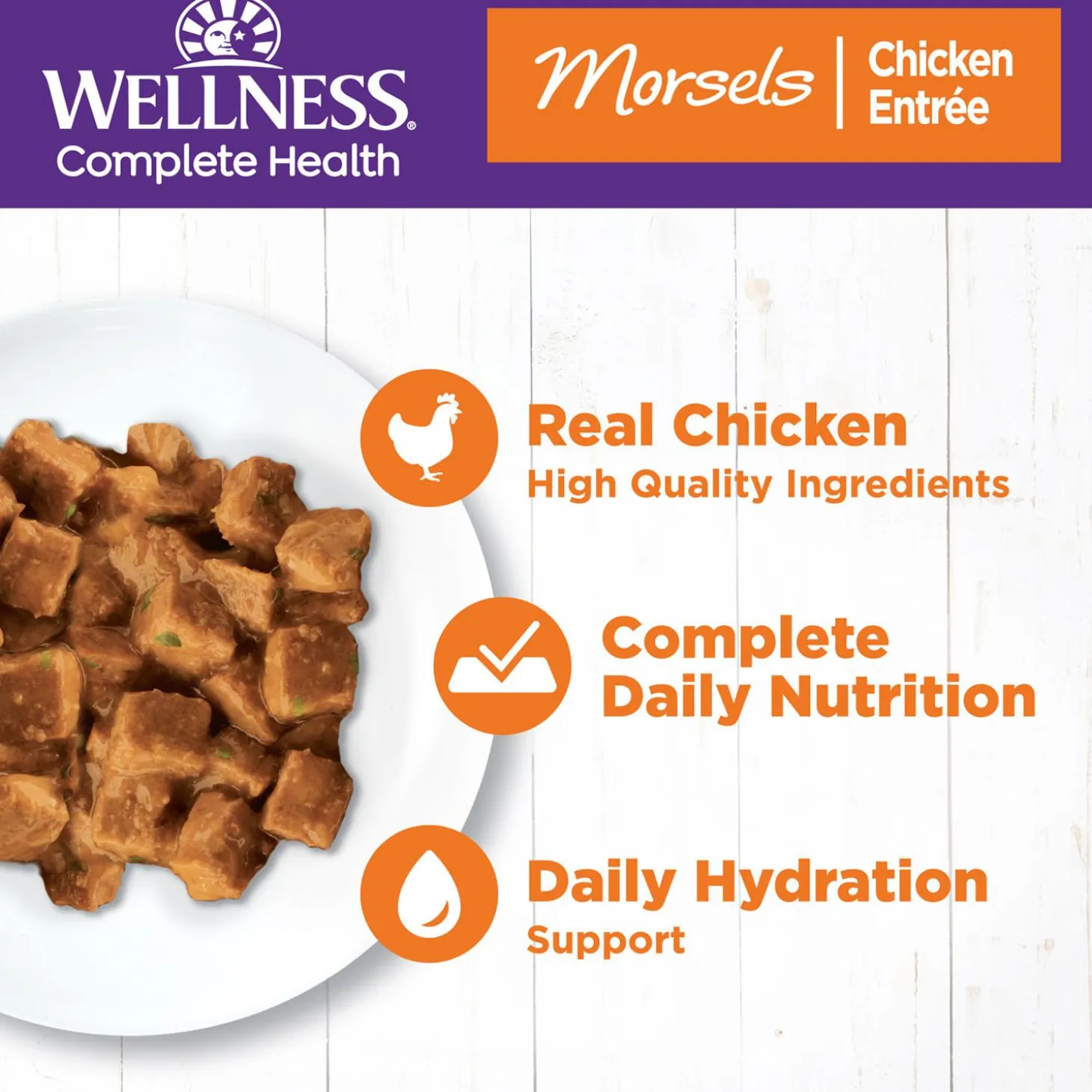 Complete Health Chicken Entree Morsels Adult Cat Food