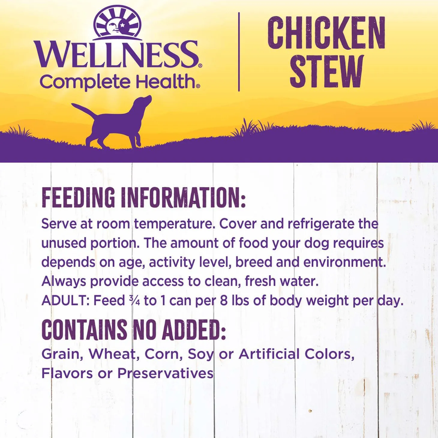 Complete Health Chicken Stew with Peas & Carrots Dog Food