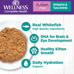 Complete Health Kitten Pate Whitefish & Tuna Entree Kitten Cat Food
