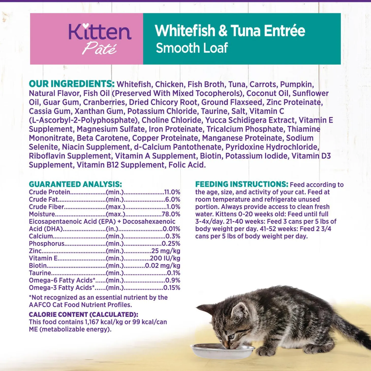 Complete Health Kitten Pate Whitefish & Tuna Entree Kitten Cat Food