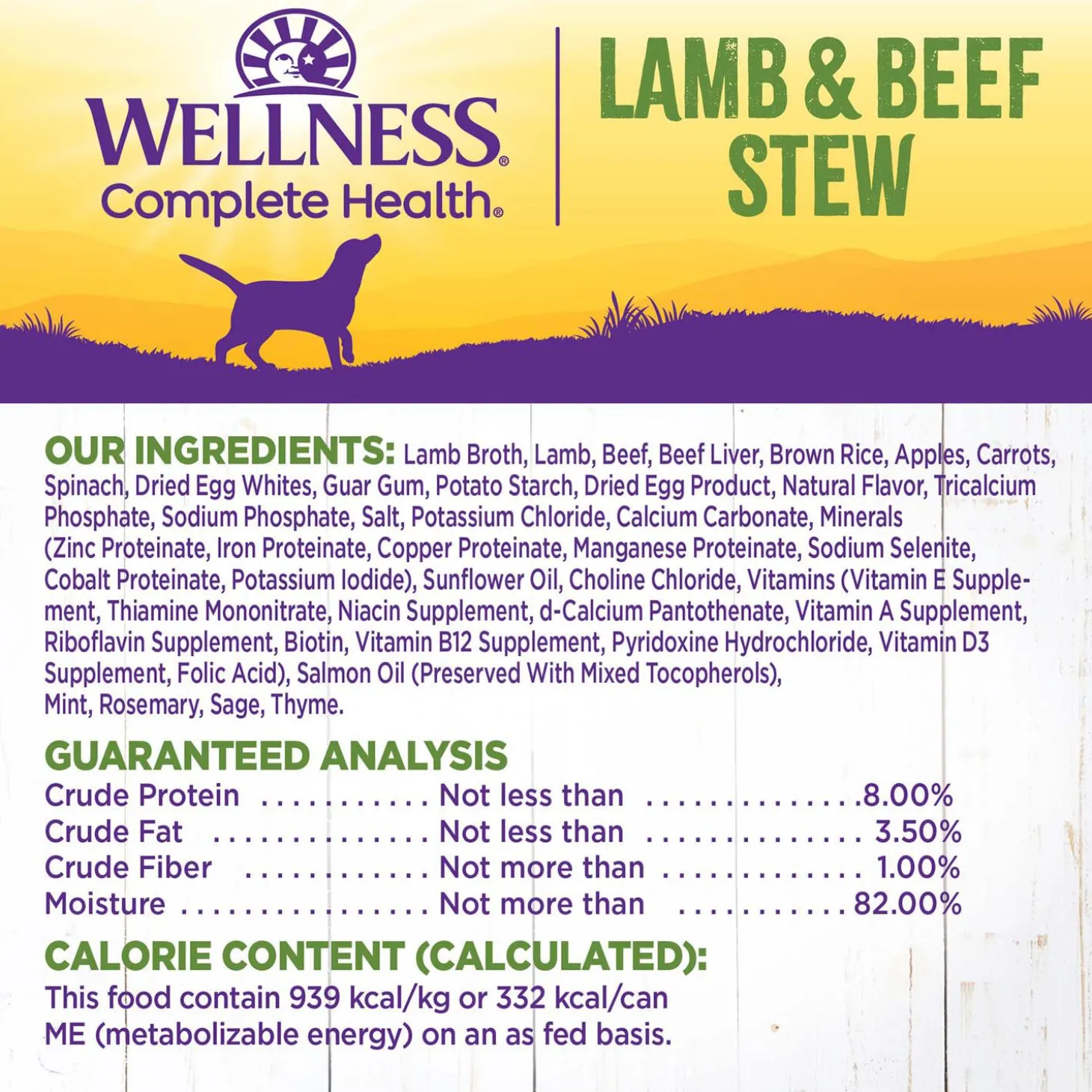 Complete Health Lamb & Beef Stew with Brown Rice & Apples Dog Food