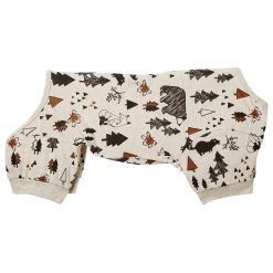 Cream Animal Print Pajama Onesie