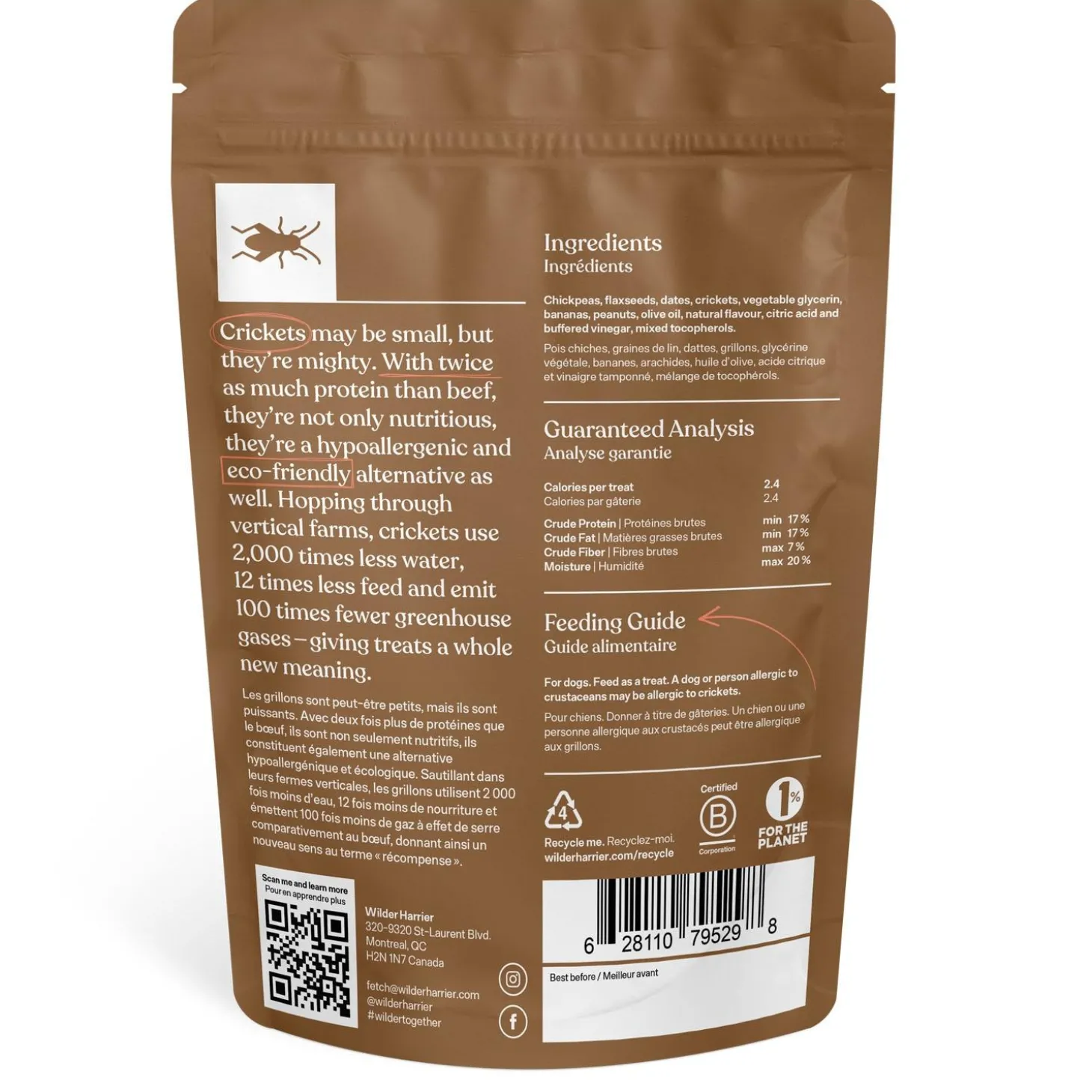 Cricket Banana & Peanut Soft Training Bits Dog Treats