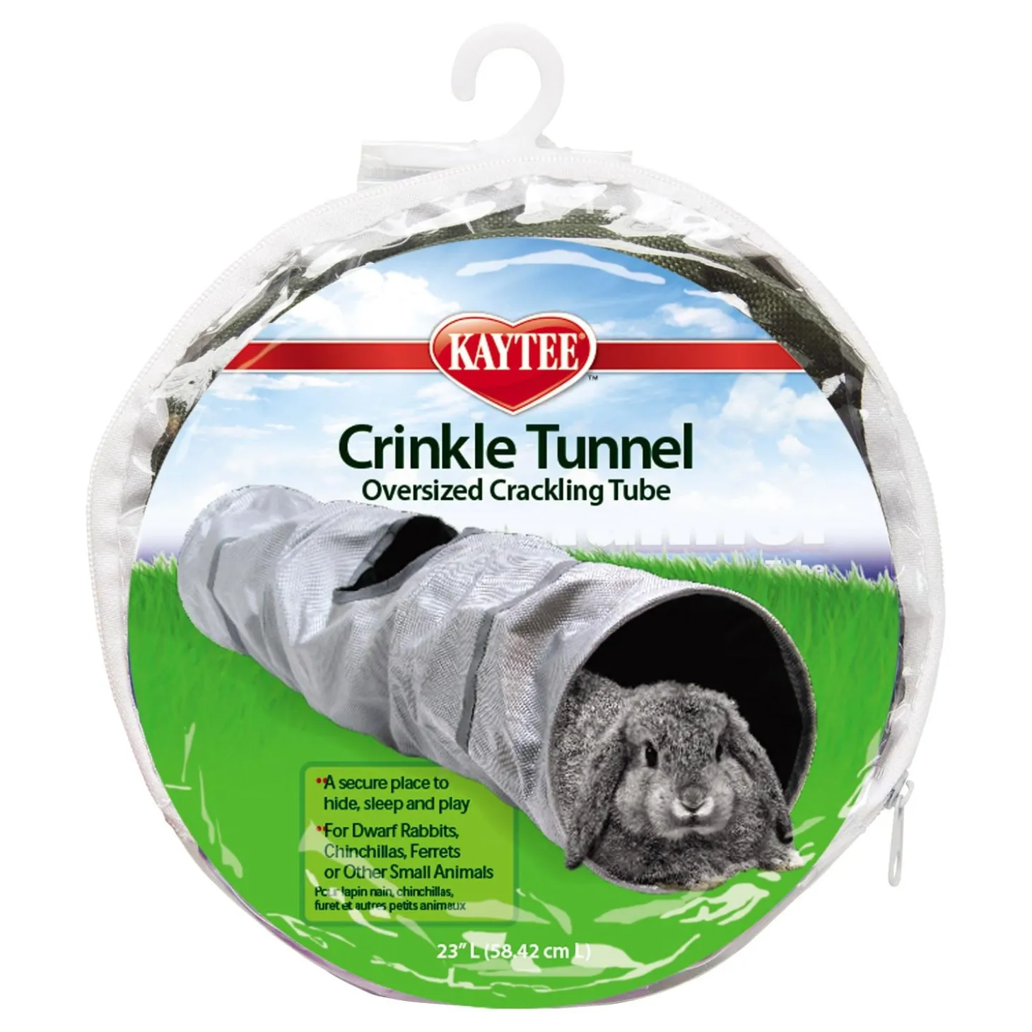 Crinkle Tunnel for Small Animals Assorted Colours