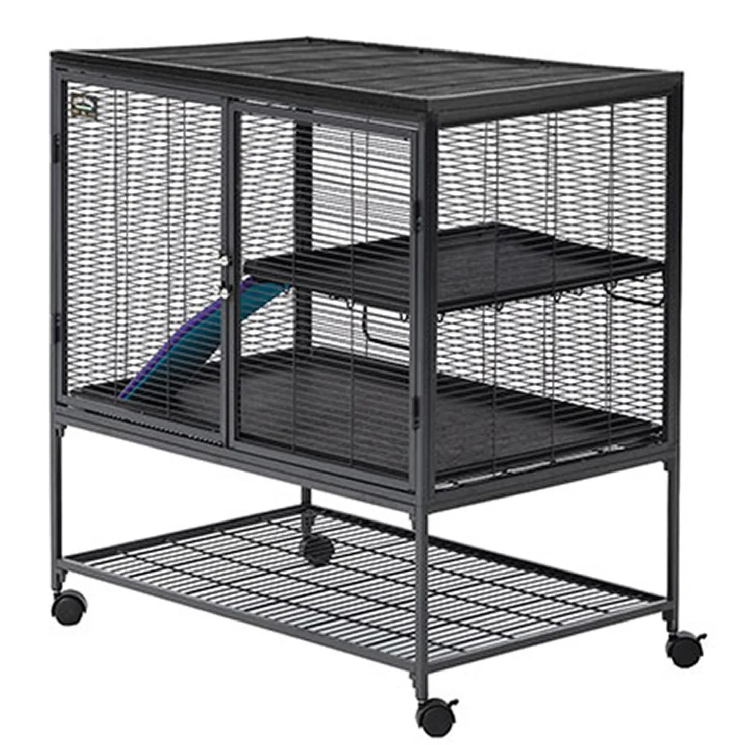 Critter Nation Single Unit with Stand Small Pet Cage