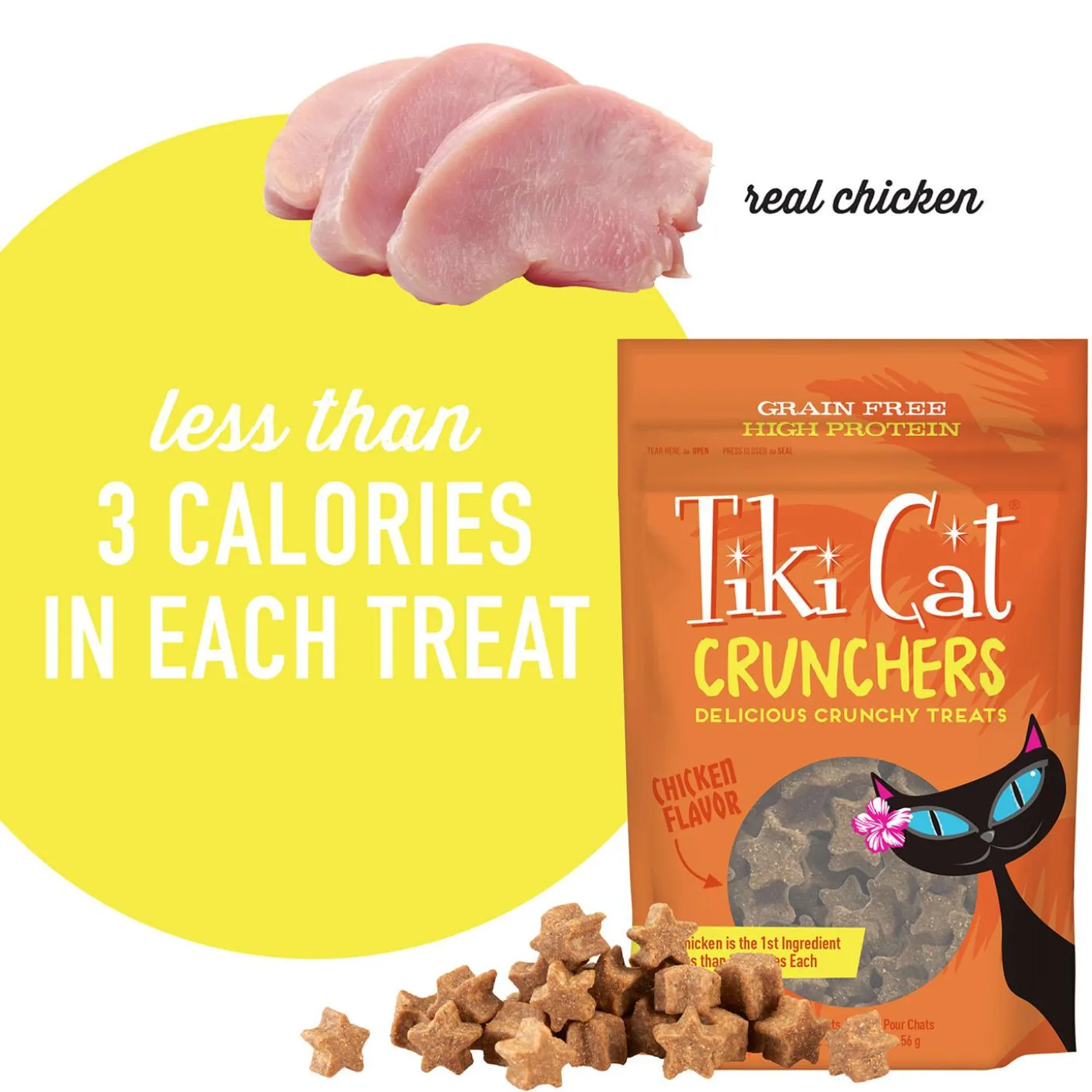 Crunchers Chicken Flavour Cat Treats