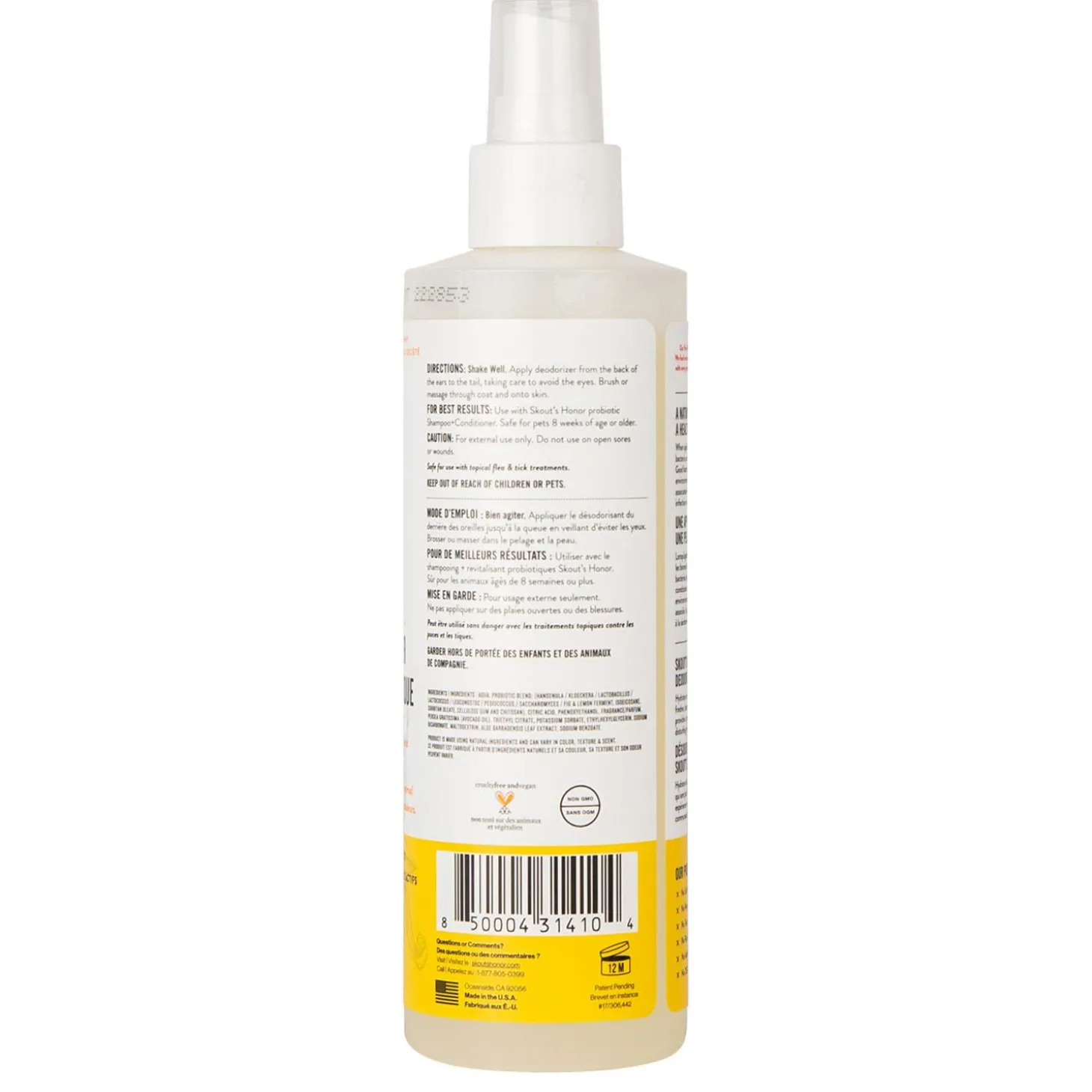 Daily Use Probiotic Deodorizer Honeysuckle Spray
