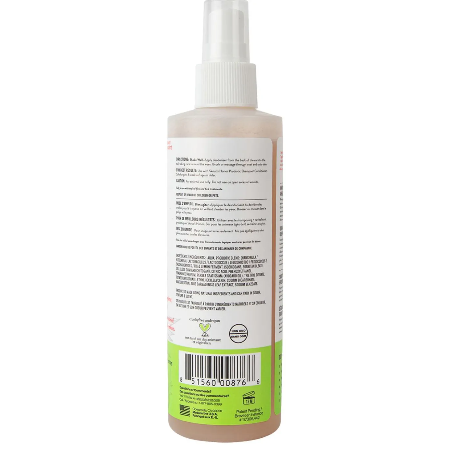 Daily Use Probiotic Sunkissed Coconut Deodorizer Spray