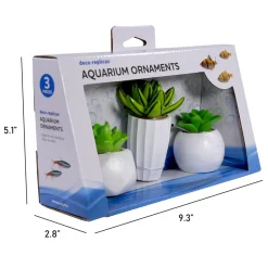 Deco-Replicas Succulent Aquarium Decor Kit
