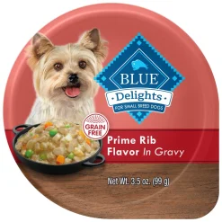 Delights Prime Rib with Gravy Flavour Pate Small Breed Adult Dog Food