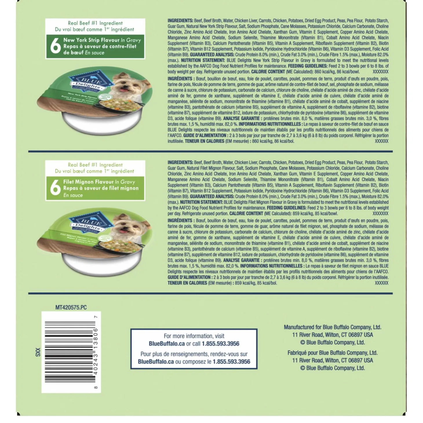 Delights Variety Pack Small Breed Adult Dog Food