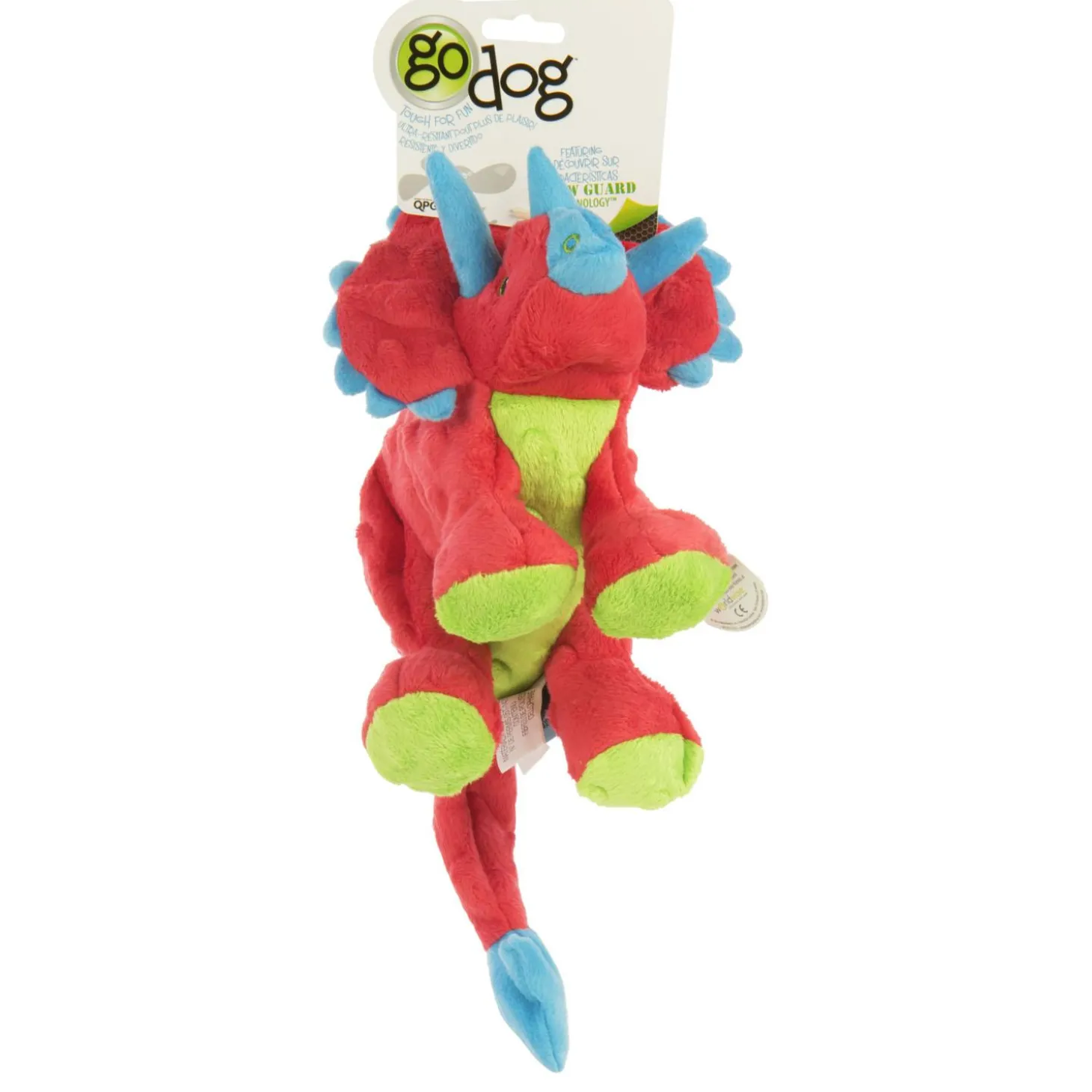 Dinos Frills Red Dog Toy