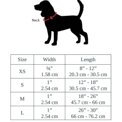 Discover Dog Reflective Adjustable Black & Grey Dog Collar