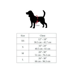 Discover Dog Reflective Multi Attachment Red & Orange Dog Harness