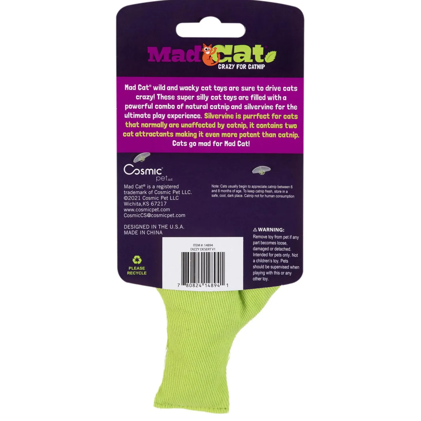 Dizzy Desert Catnip Cat Toy