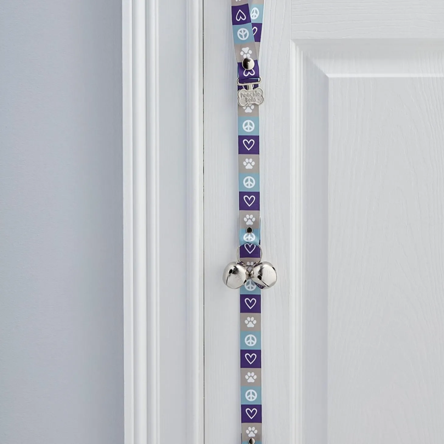 Dog Potty Training Doorbell Peace Love Design