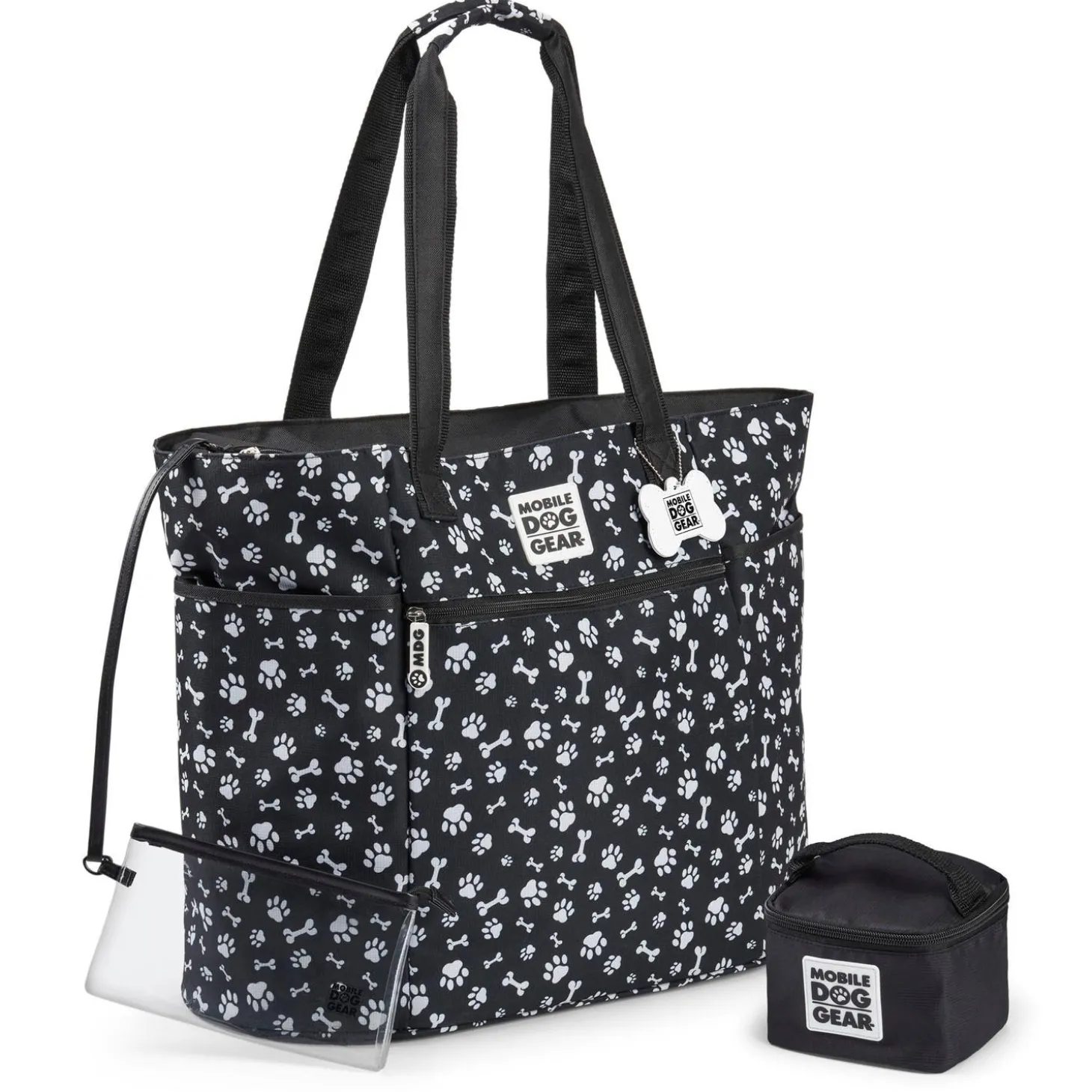 Dogssentials Black Travel Tote Bag