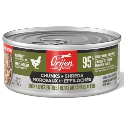 Duck & Liver Entree Chunks & Shreds Adult Cat Food