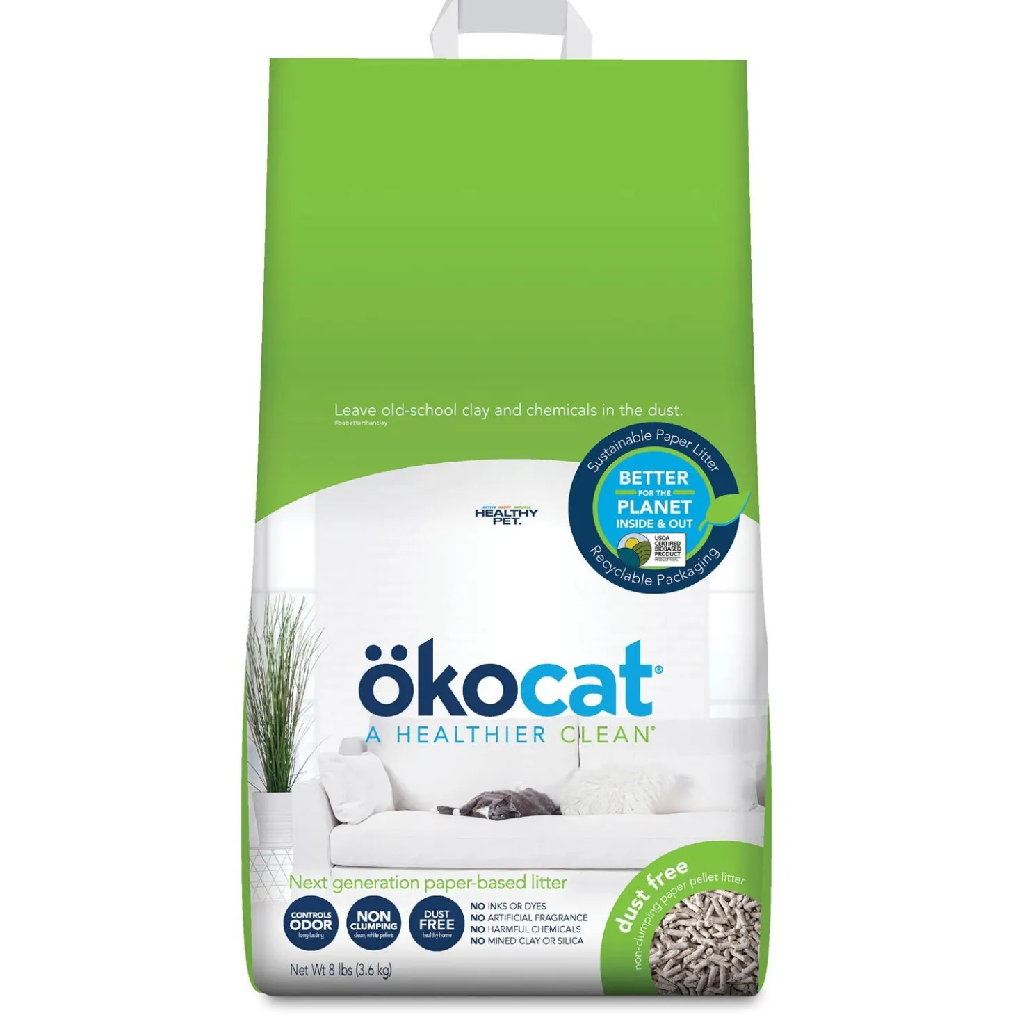 Dust Free Non-Clumping Paper Cat Litter