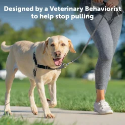 Easy Walk Adjustable Black & Silver Harness