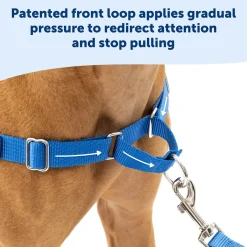 Easy Walk Adjustable Black & Silver Harness