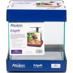 Edgelit Rimless Glass Cube Aquarium