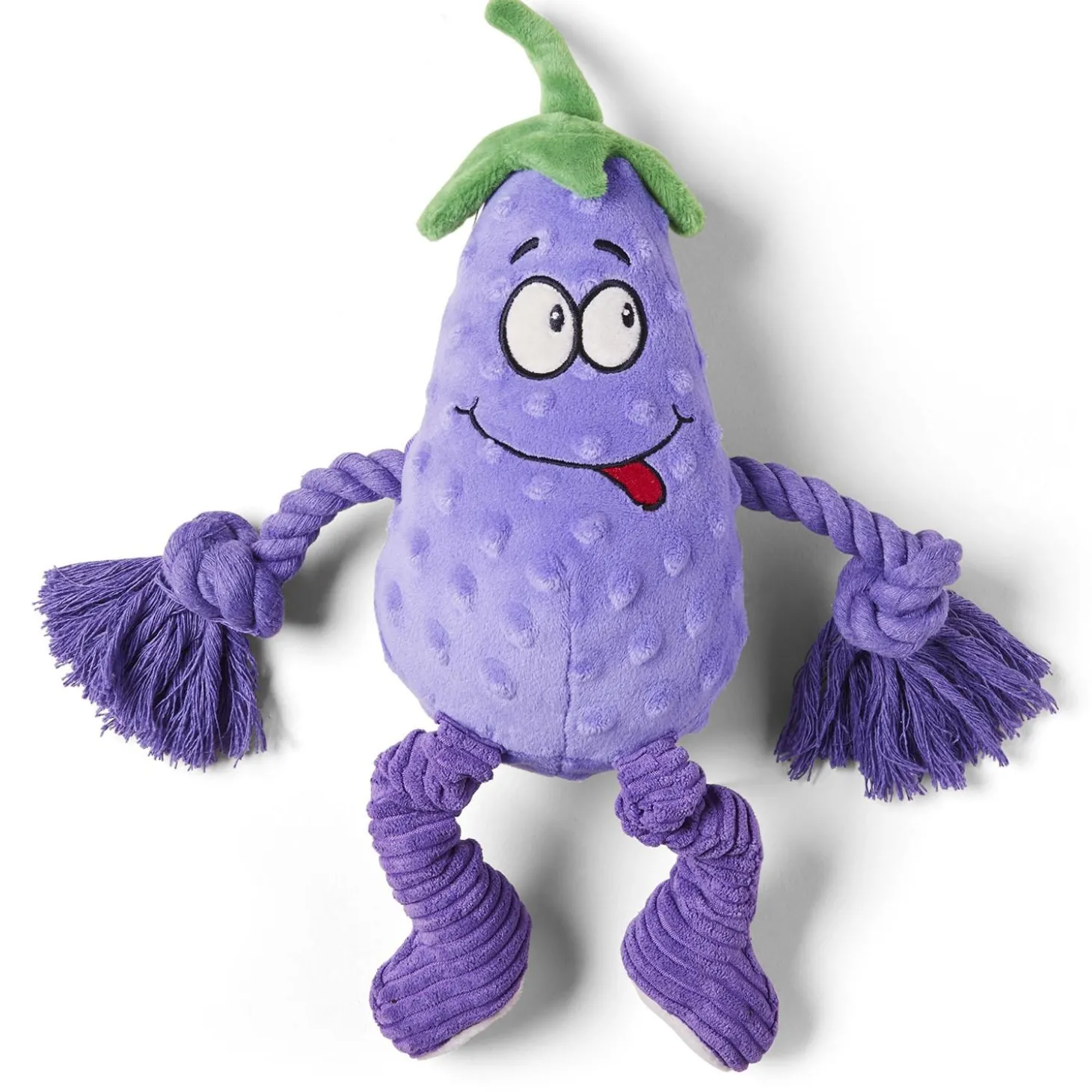Eggplant Rope Dog Toy