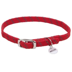 ElastaCat Reflective Safety Stretch Red Cat Collar