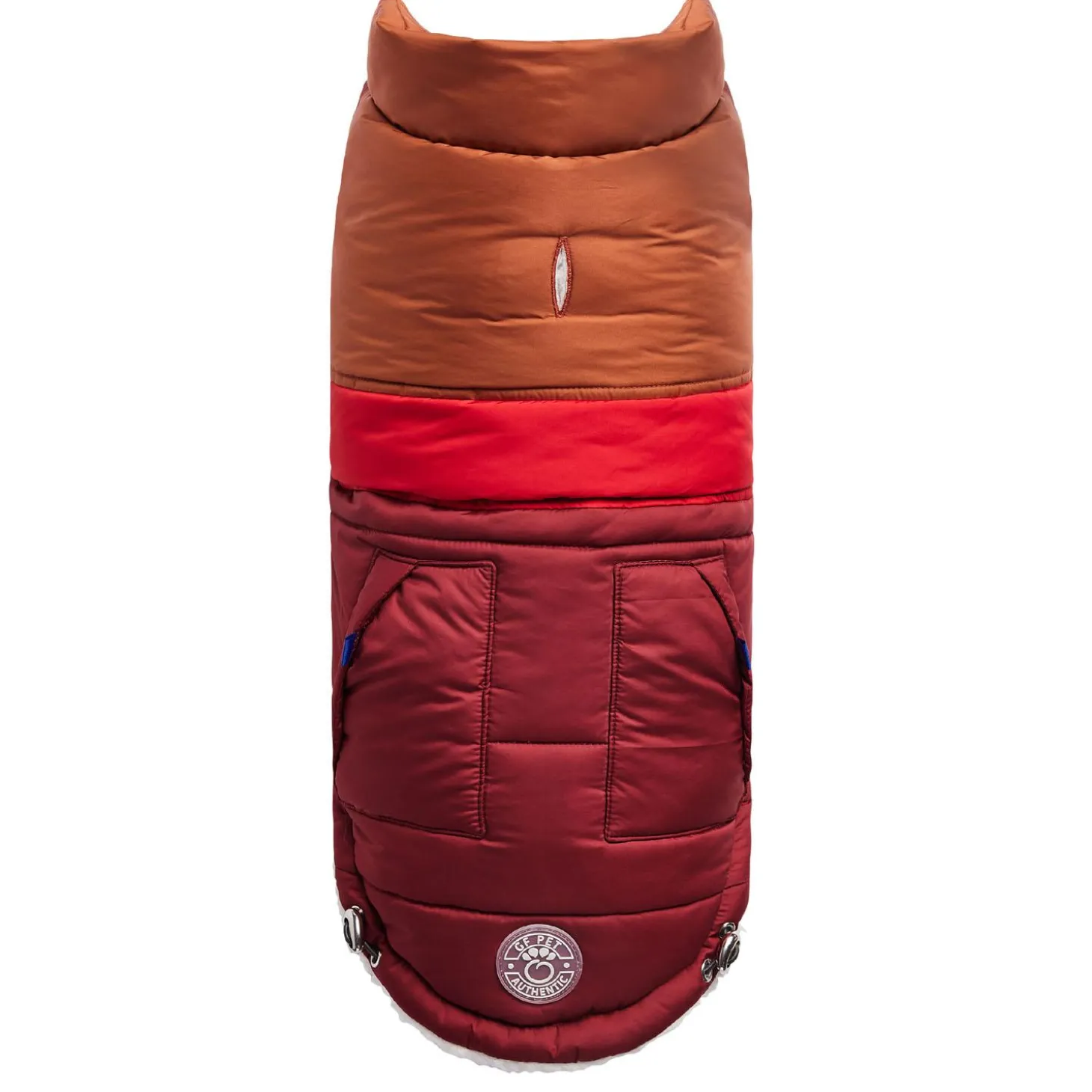 Elasto-Fit Dark Red Retro Puffer