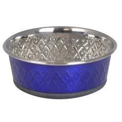 Embossed Bowl Sapphire
