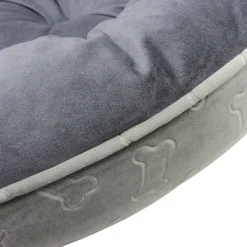 Embossed Cuddler Bed Grey