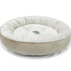 Embossed Cuddler Bed Taupe