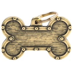 English Brass Bronx Futuristic Bone ID Tag