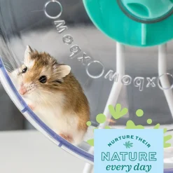 Enriched Life 2 in 1 Quiet Runner Small Animal Exercise Wheel