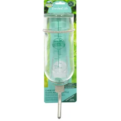 Enriched Life Chew Proof Small Animal Glass Water Bottle