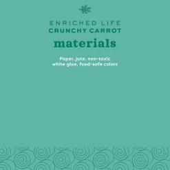 Enriched Life Crunchy Carrot Small Animal Toy