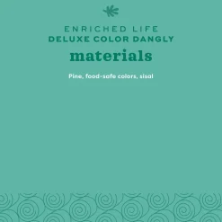 Enriched Life Deluxe colour Dangly Small Animal Toy