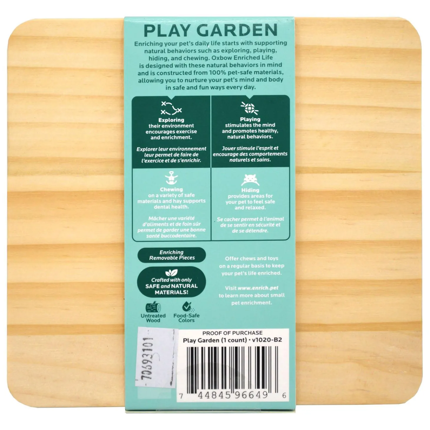 Enriched Life Play Garden Small Animal Puzzle Toy