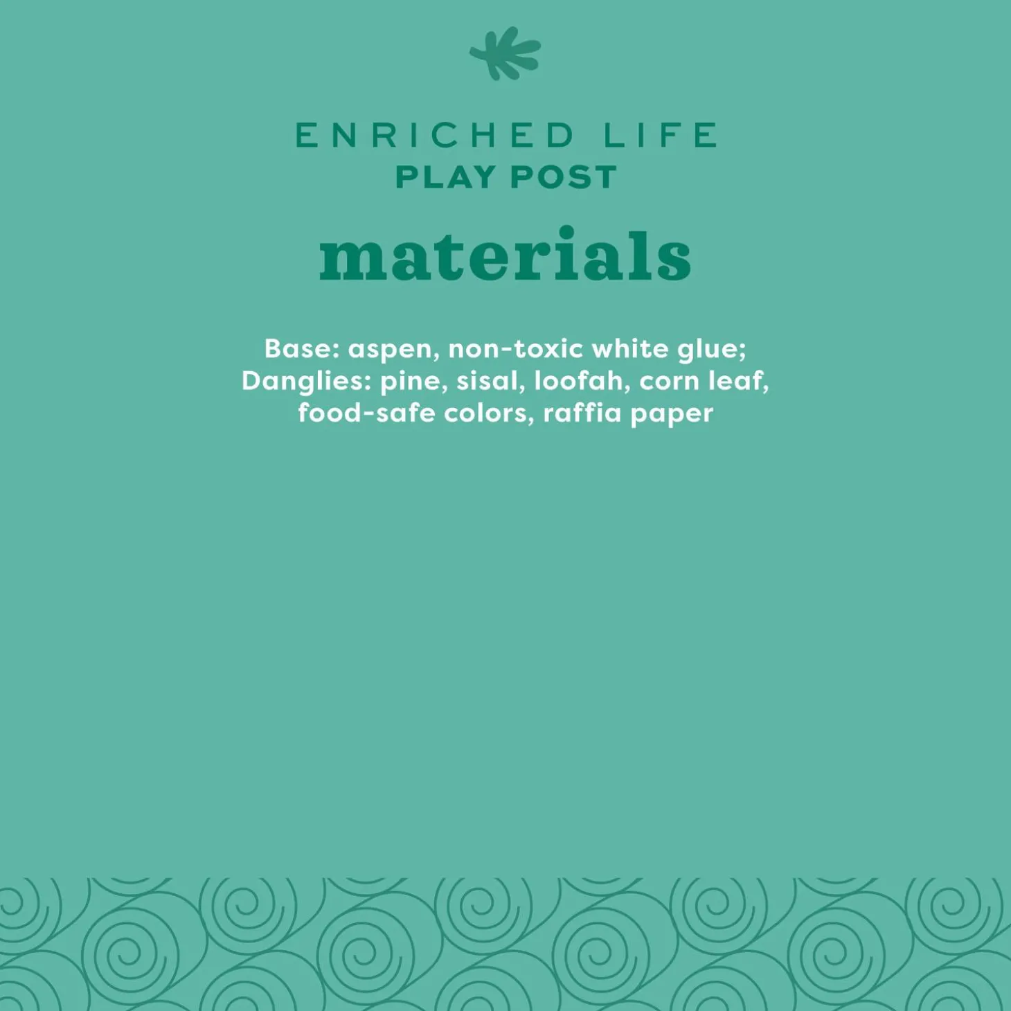 Enriched Life Play Post Small Animal Toy