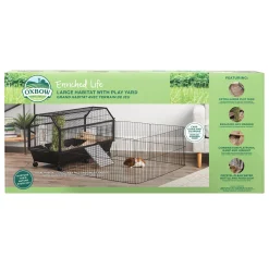 Enriched Life Rabbit & Guinea Pig Habitat with Play Yard