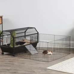 Enriched Life Rabbit & Guinea Pig Habitat with Play Yard