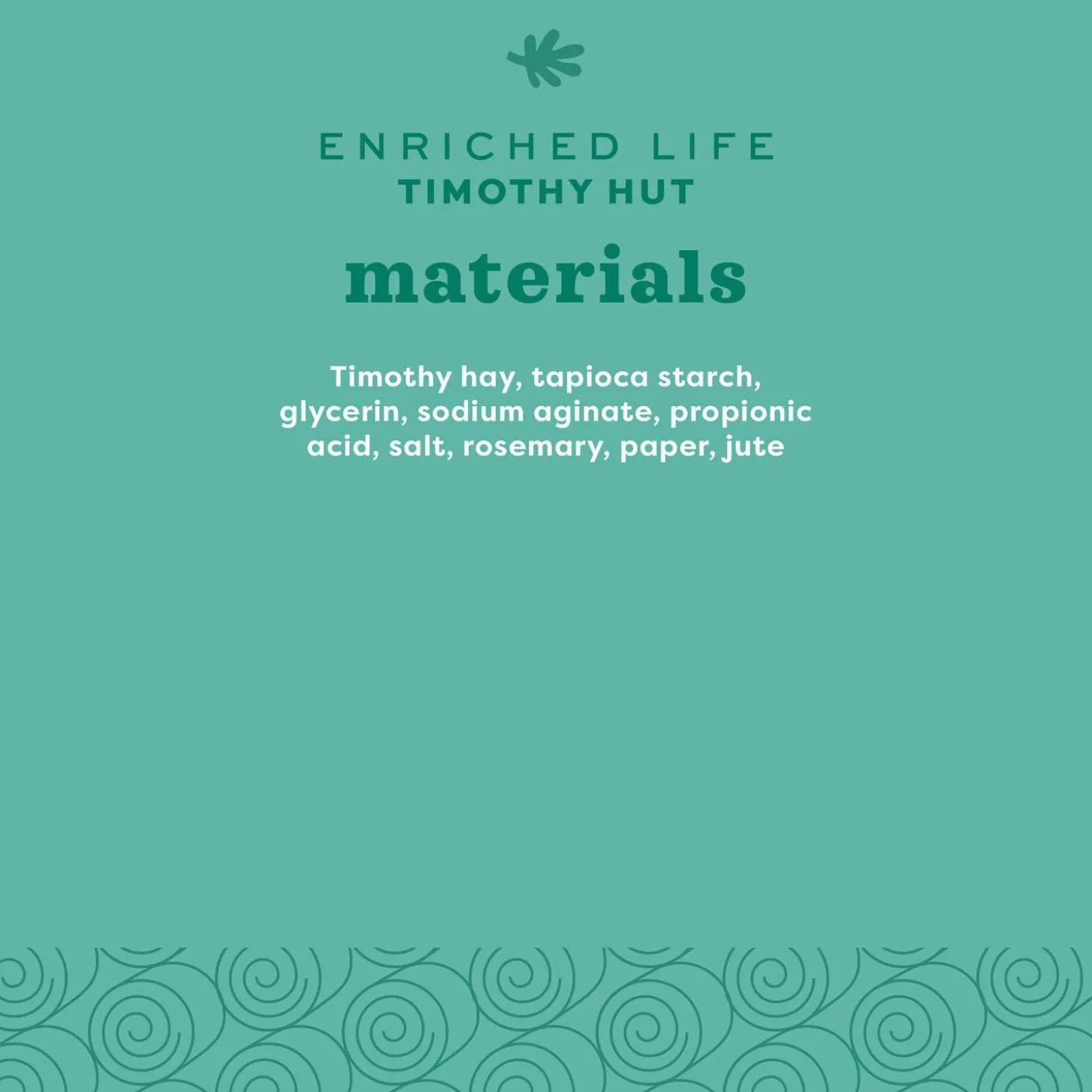 Enriched Life Timothy Hut Small Animal Hideout