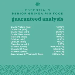 Essentials Senior Guinea Pig Food