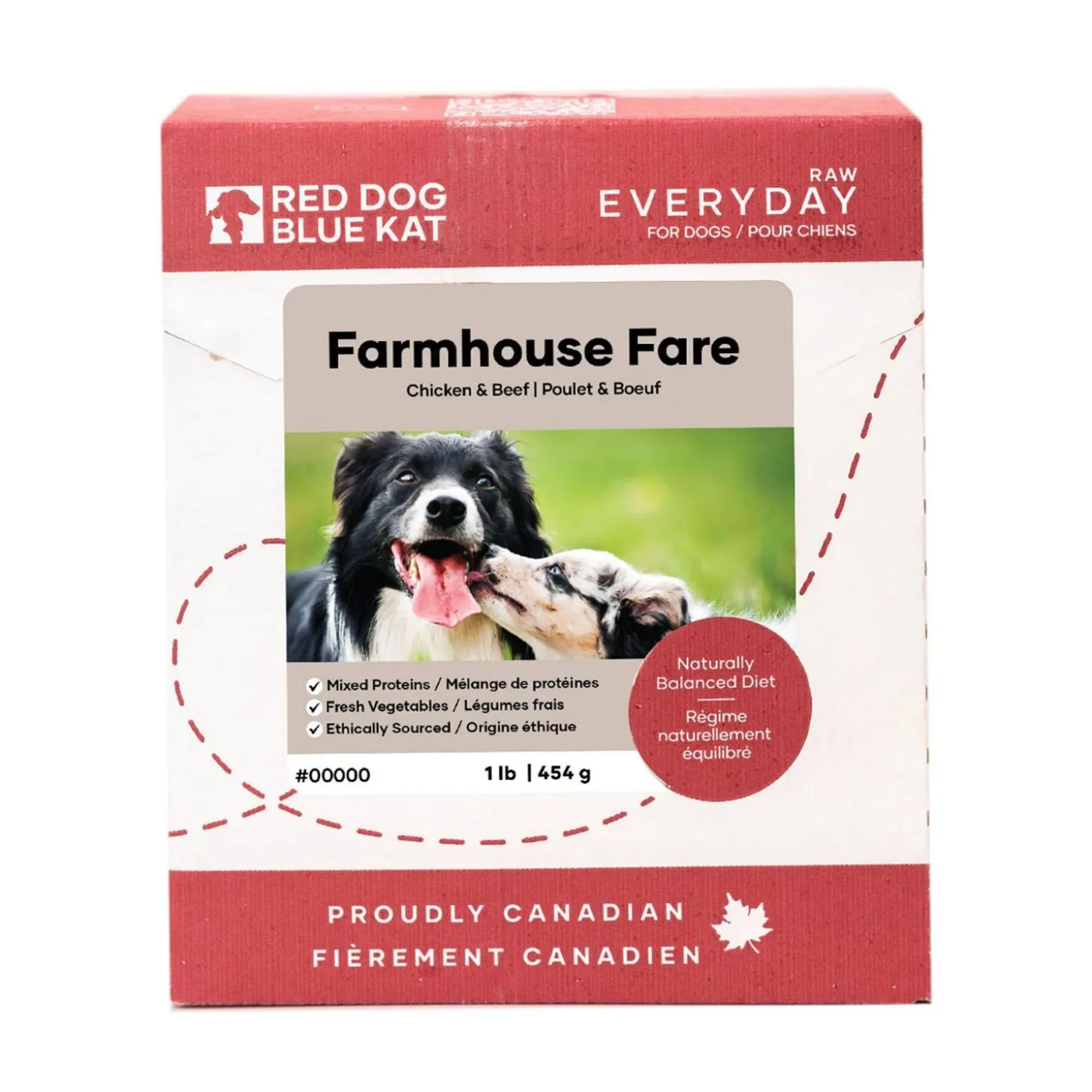 Everyday Raw Farmhouse Fare Chicken & Beef 4 Pack Adult Dog Food