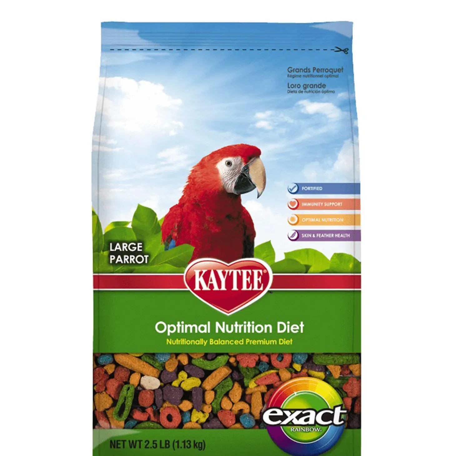 Exact Rainbow Large Parrot Food